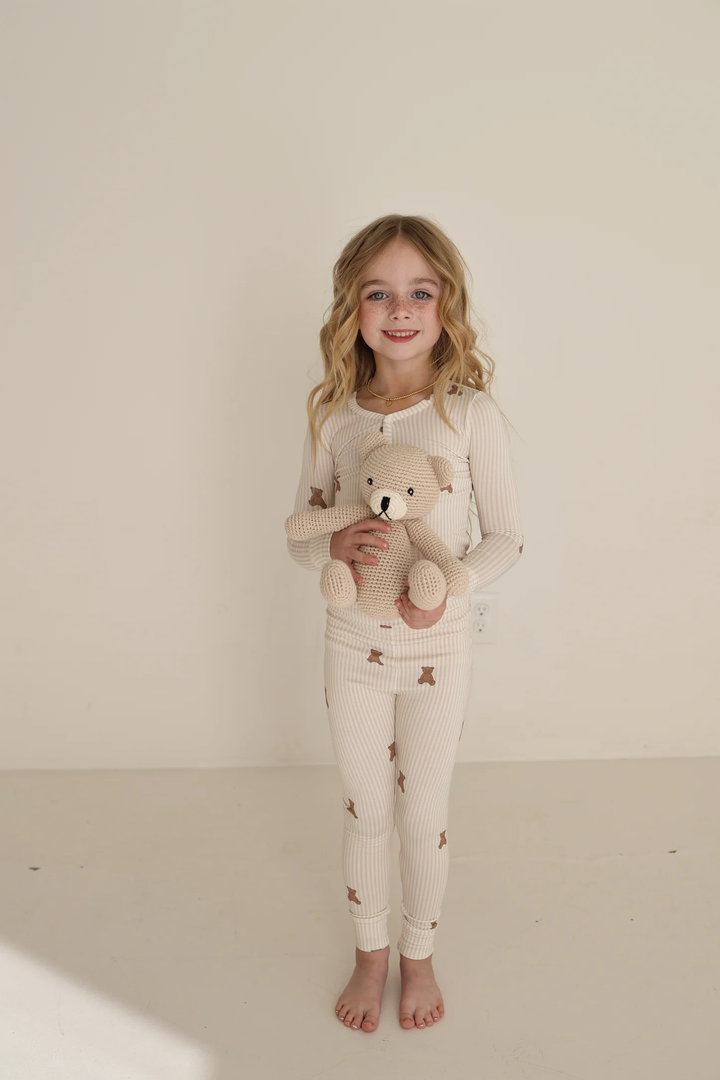 BAMBOO TWO PIECE PJS || TEDDY