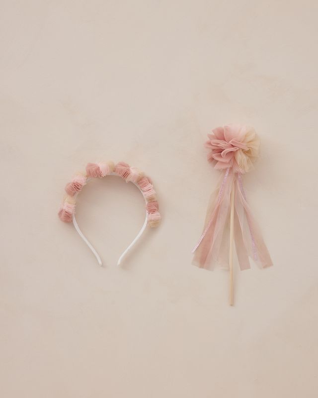 POM POM CROWN + WAND || PINK OMBRE