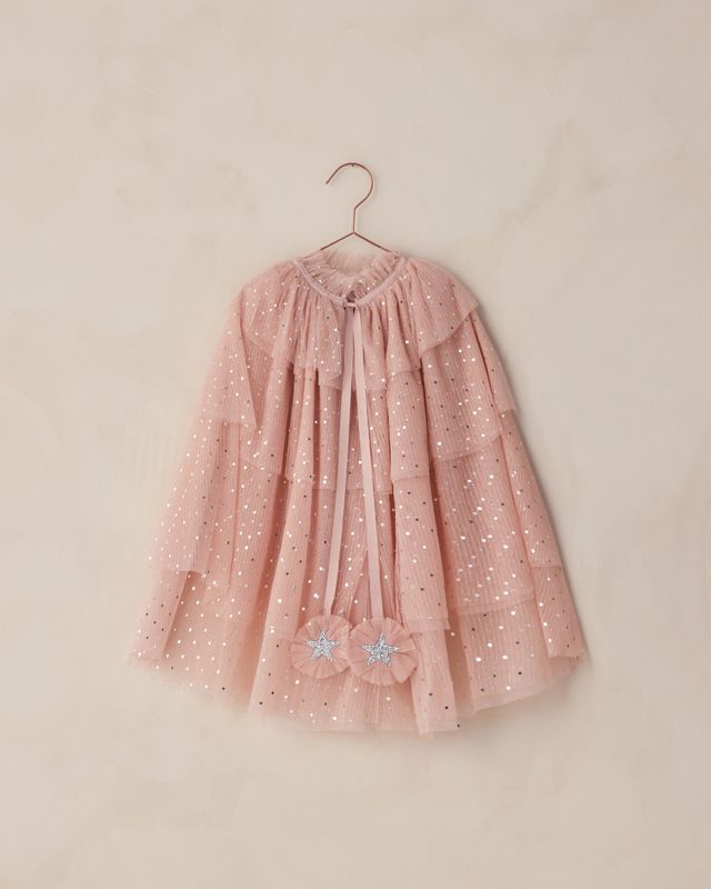 TULLE CAPE || ROSE
