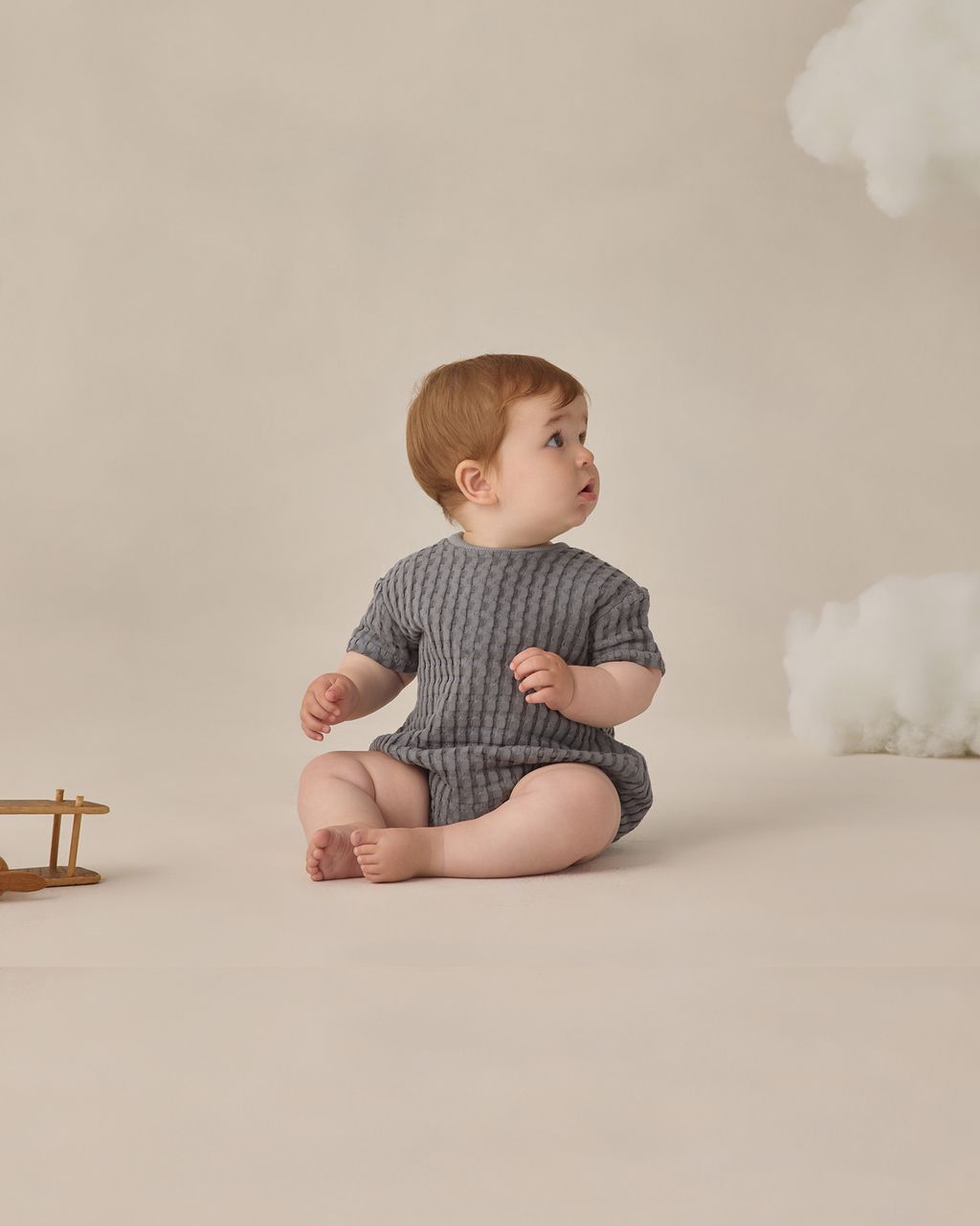 RELAXED BUBBLE ROMPER || OCEAN