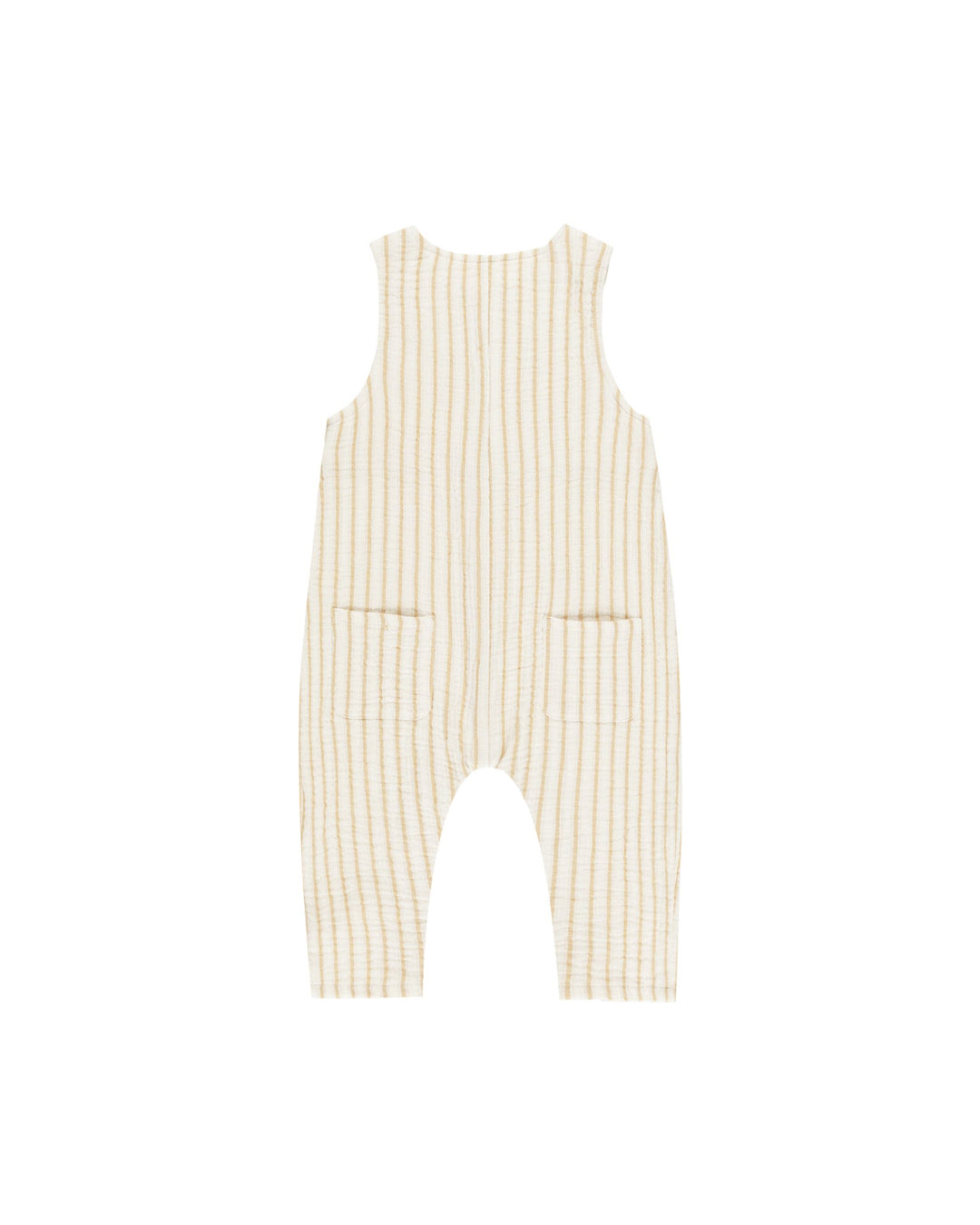 BUTTON JUMPSUIT || MARIGOLD STRIPE