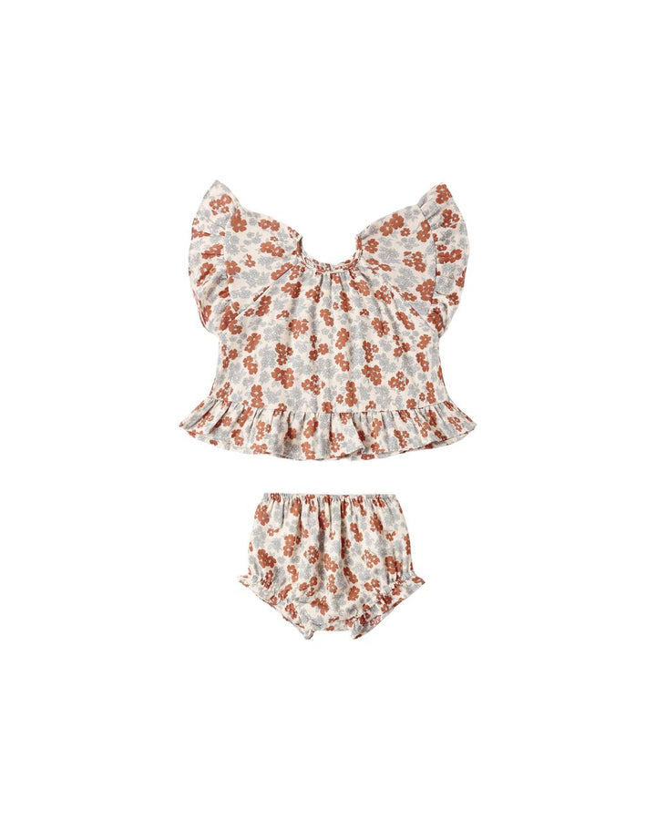 BUTTERFLY TOP + BLOOMER SET || AMERICANA FLORAL