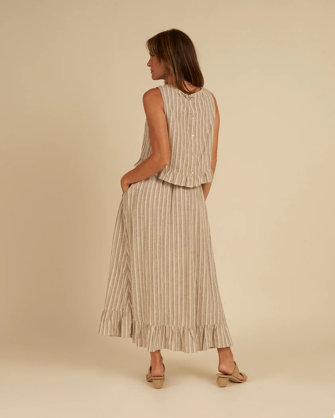 OCEANSIDE SKIRT | NAUTICAL STRIPE