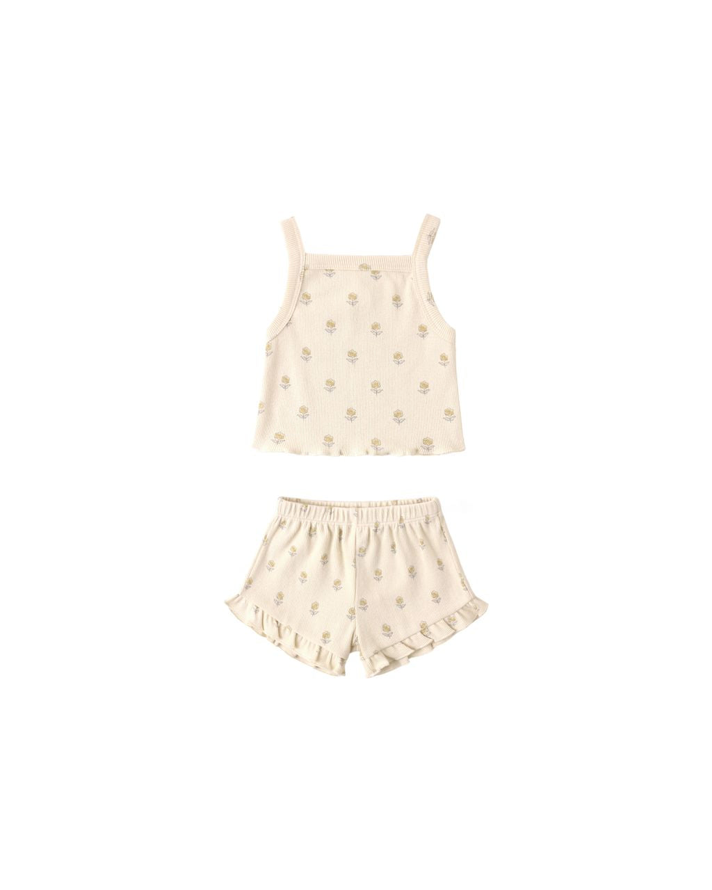EVIE TANK + SHORTIE SET || BUTTERCUP