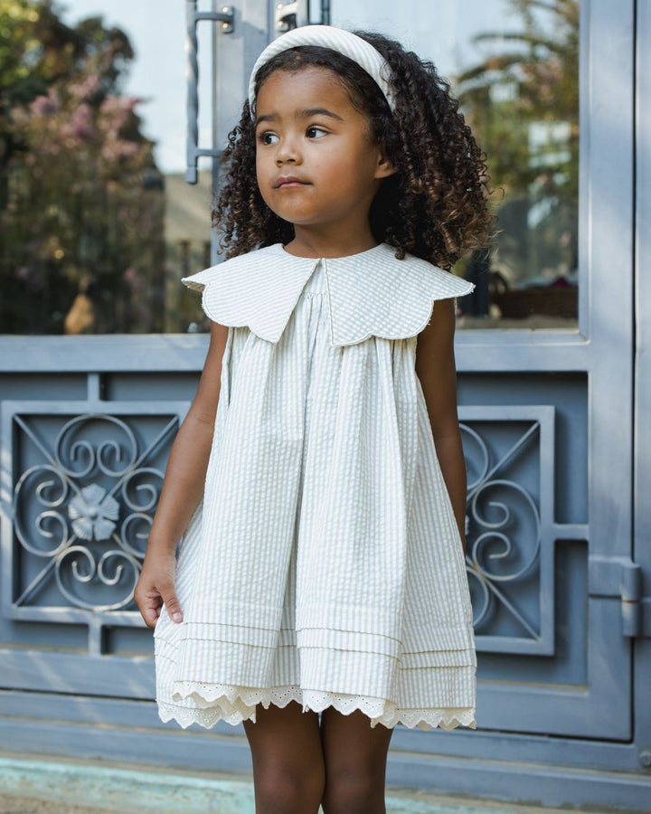 FLORENCE DRESS || SKY STRIPE