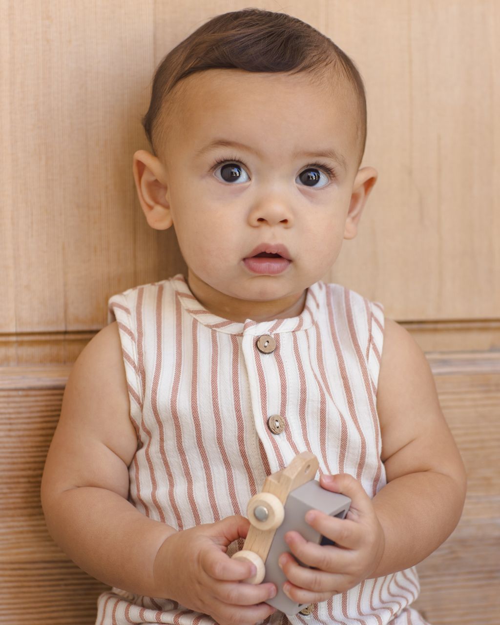 HAYES ROMPER || VINTAGE STRIPE