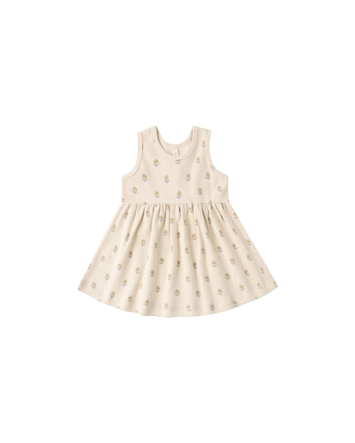 RIBBED TANK DRESS || BUTTERCUP