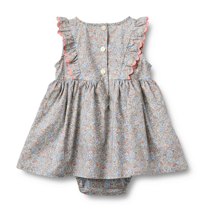 SOFIA DRESS || AIR BLUE FLOWERS