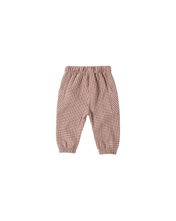 LUCA PANT || RED GINGHAM