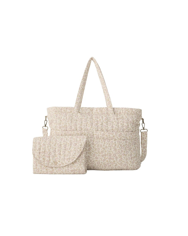 DIAPER BAG + CHANGING MAT || WILDFLOWER WOVEN