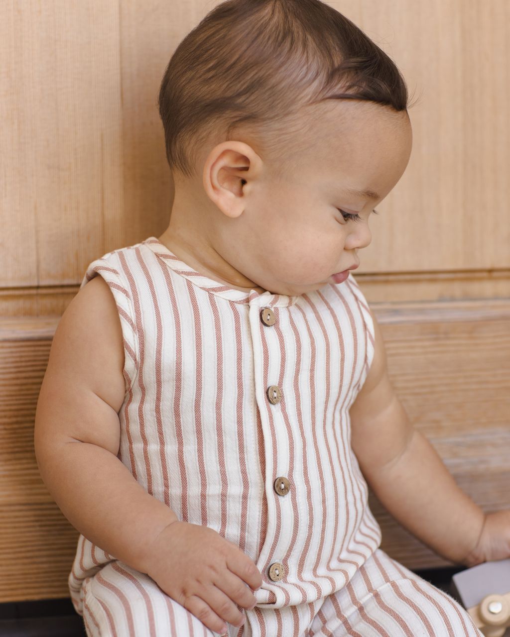 HAYES ROMPER || VINTAGE STRIPE