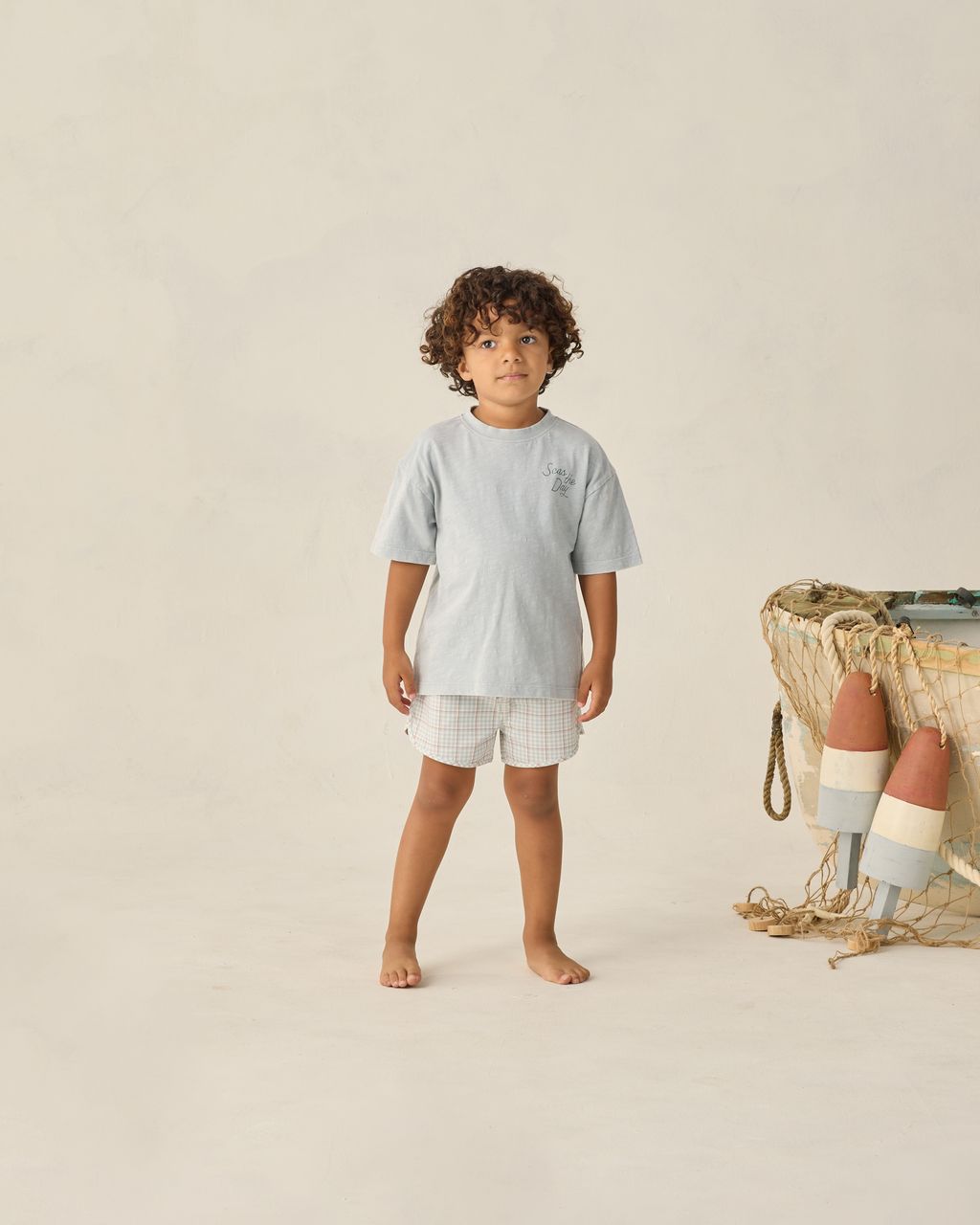 PERRY SHORT || LIGHT BLUE PLAID