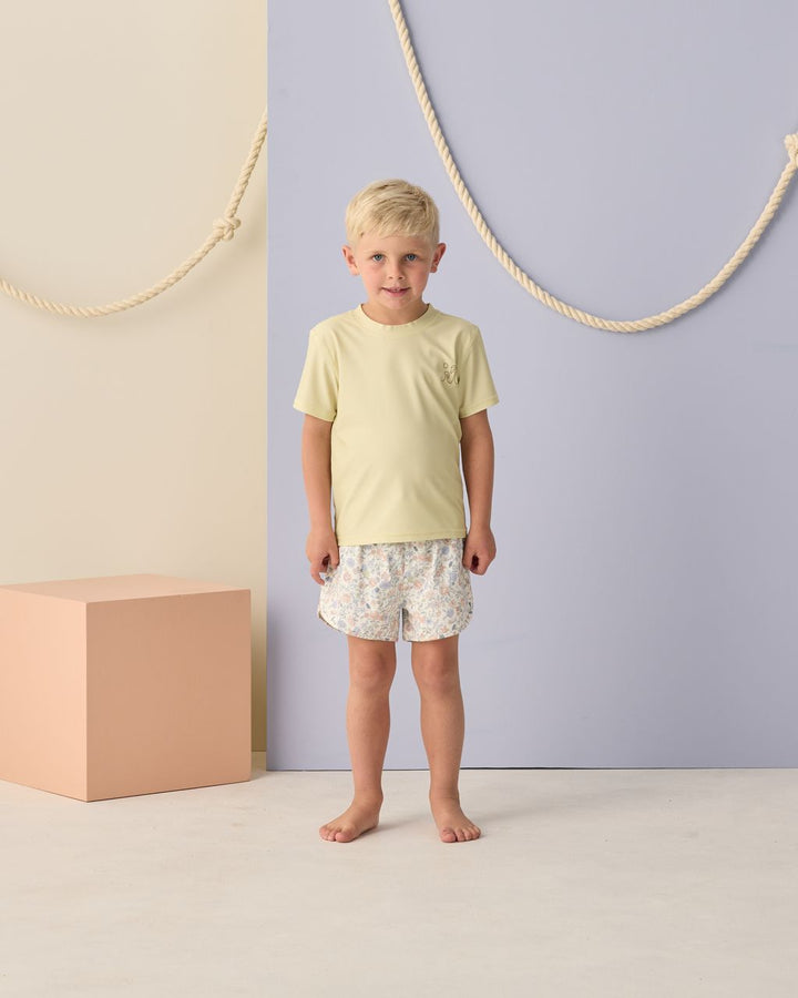 SHORT SLEEVE RASHGUARD || CITRON