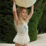 AMANDINE SWIMSUIT || ROSEWATER