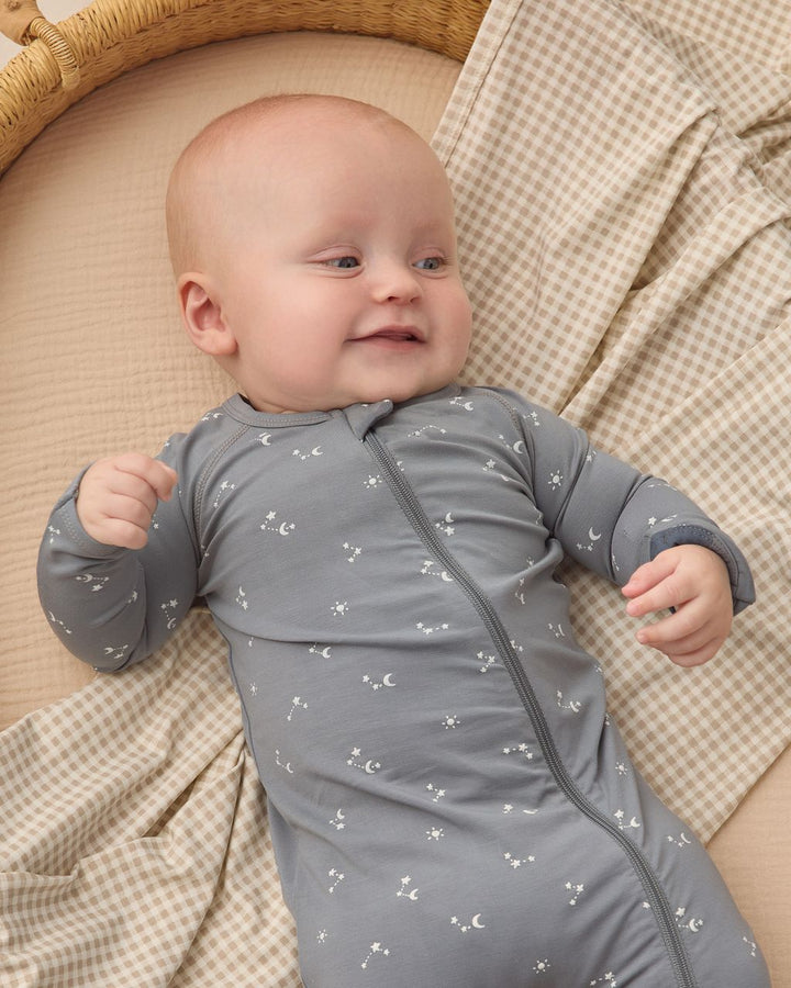 BAMBOO ZIP FOOTIE || STARLIGHT