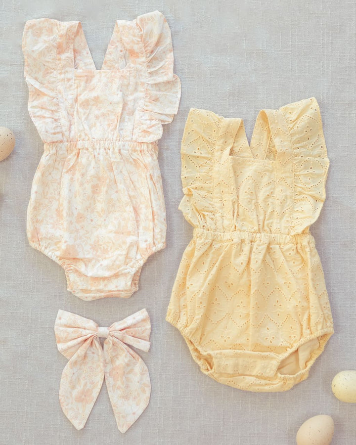 LUCY ROMPER || PETAL GARDEN