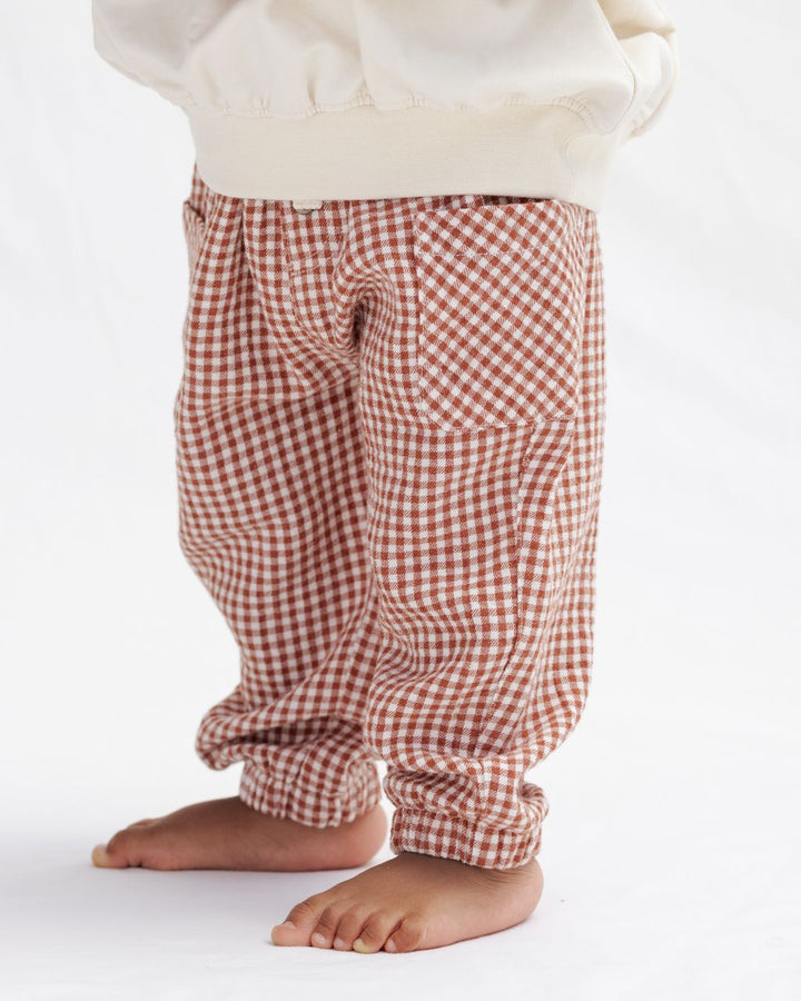 LUCA PANT || RED GINGHAM