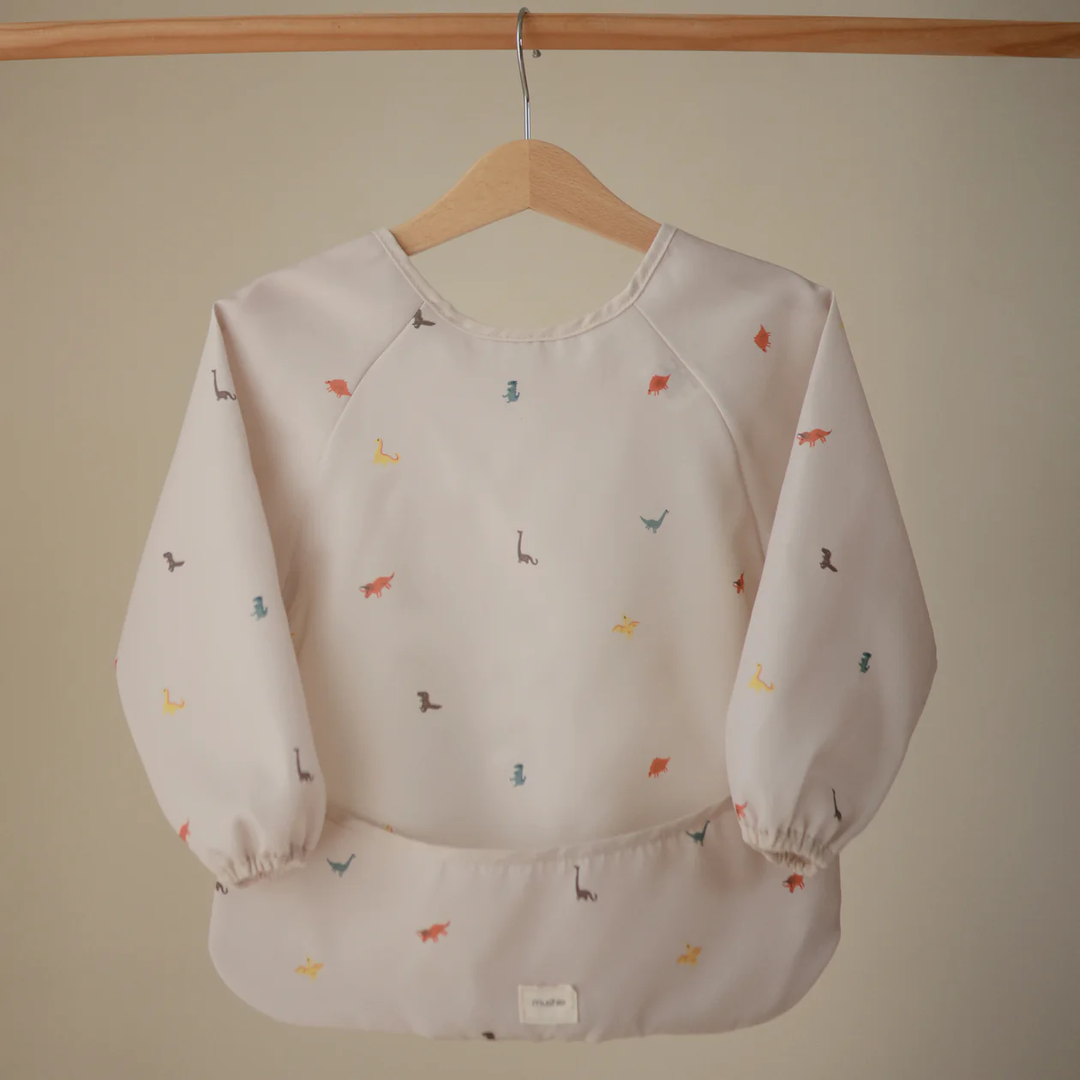 LONG SLEEVE BIB || DINOS