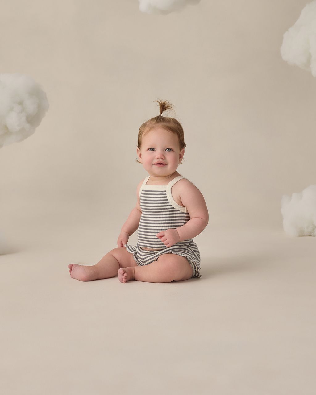 EVIE TANK + SHORTIE SET || OCEAN STRIPE