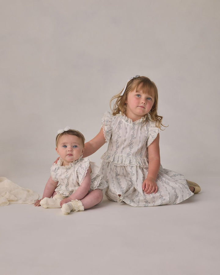 ALICE DRESS || FRENCH FLORAL STRIPE