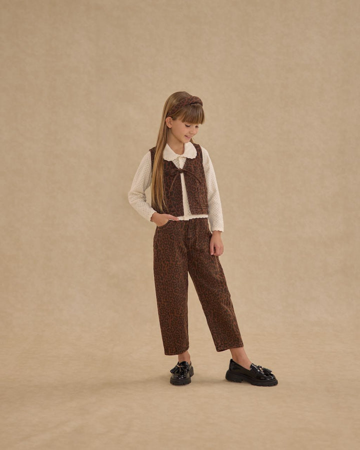 BARREL PANT || LEOPARD