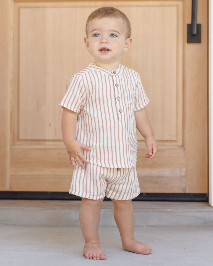 WOVEN SHORT || VINTAGE STRIPE