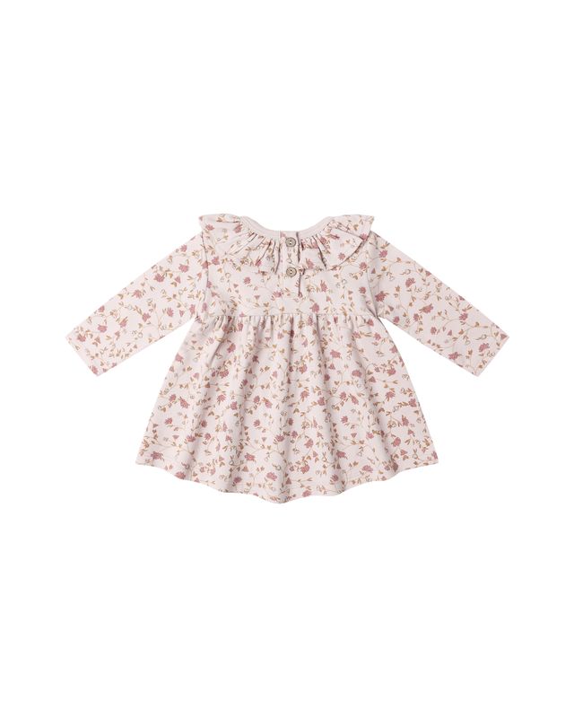 RUFFLE COLLAR JERSEY DRESS || GARDEN