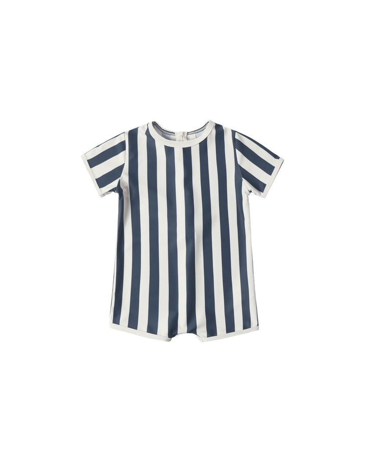 SHORTY ONE-PIECE || NAVY STRIPE