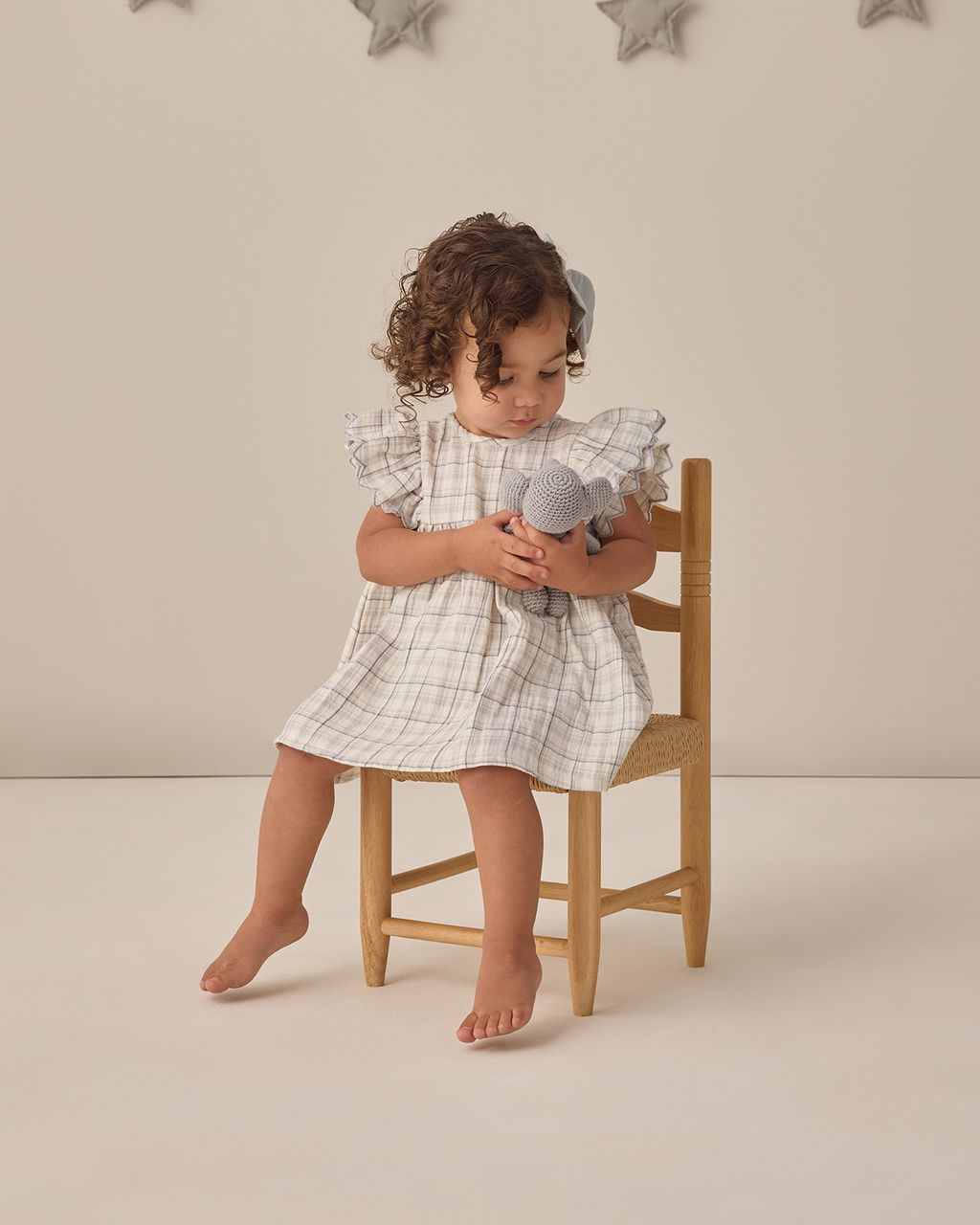 ALINA DRESS || BLUE PLAID