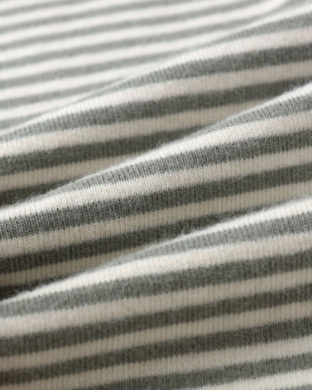 POINTELLE LONG JOHN || FOREST STRIPE
