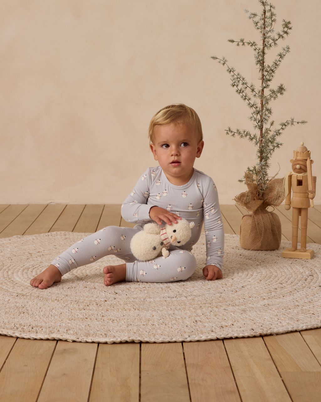 BAMBOO PAJAMA SET || SNOWMEN