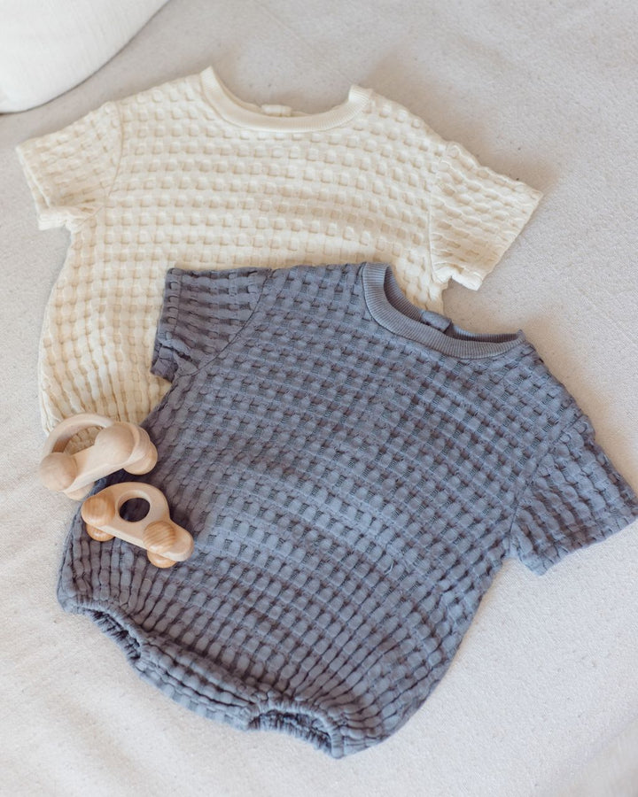 RELAXED BUBBLE ROMPER || OCEAN