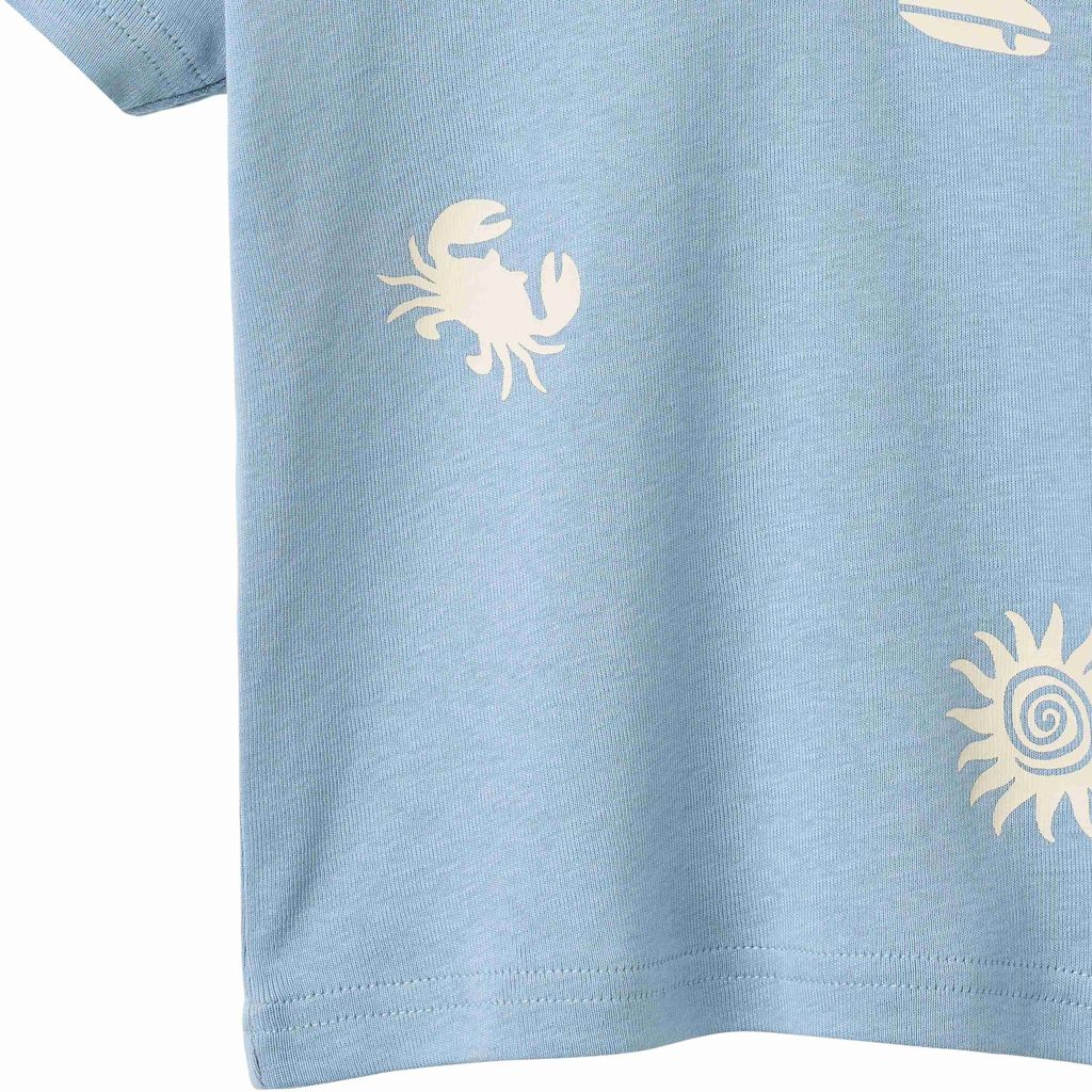 T-SHIRT + PANT SET || FADED DENIM