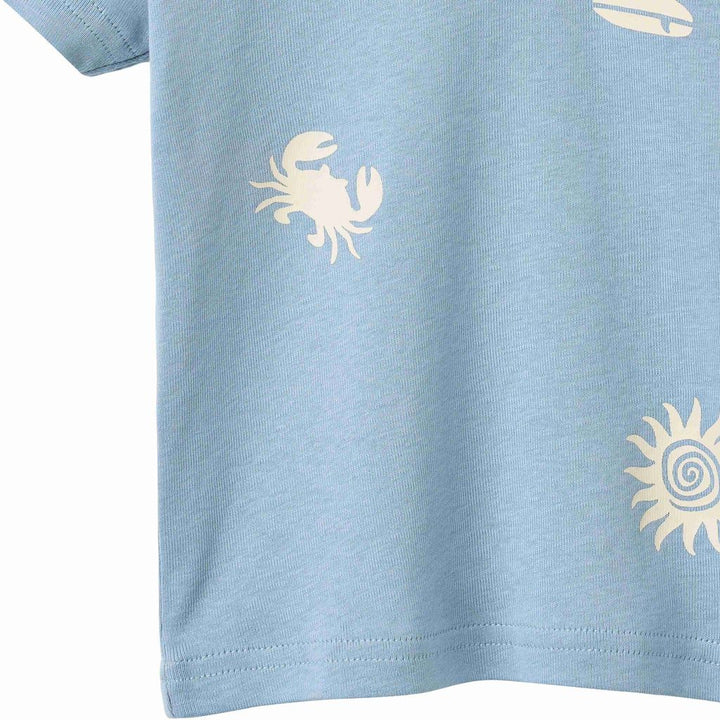 T-SHIRT + PANT SET || FADED DENIM