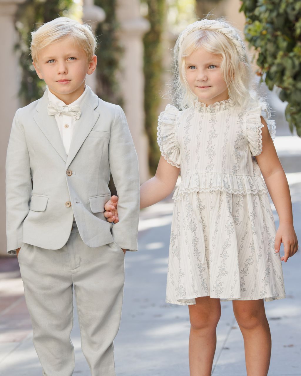 ALICE DRESS || FRENCH FLORAL STRIPE