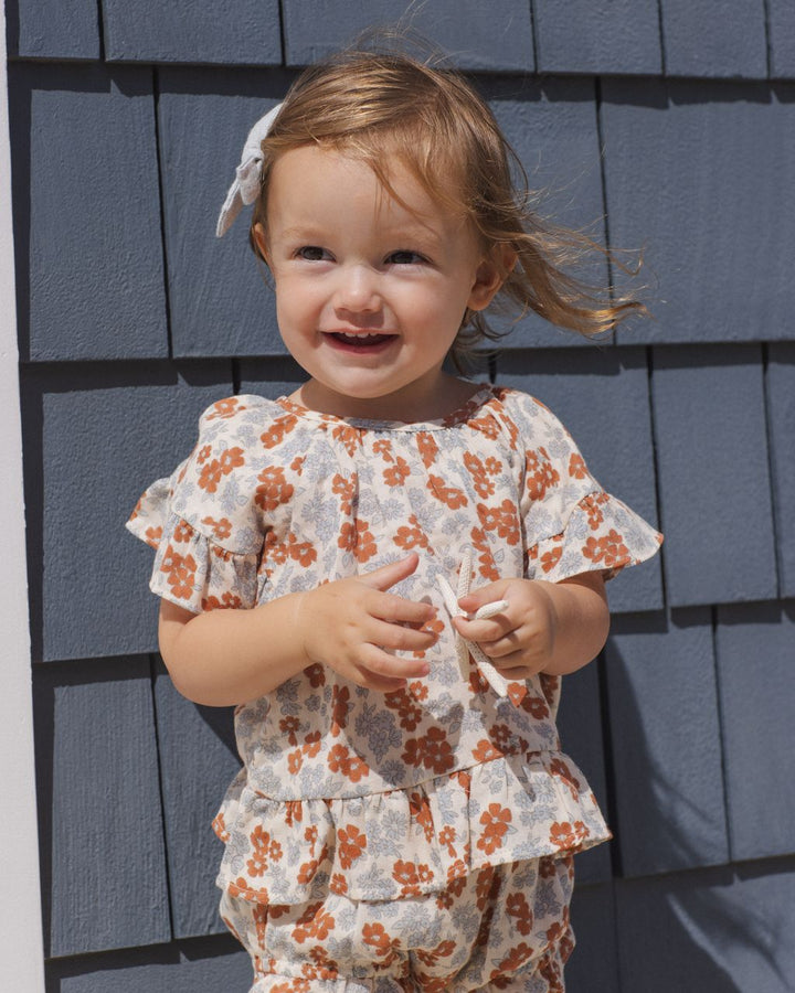 BUTTERFLY TOP + BLOOMER SET || AMERICANA FLORAL