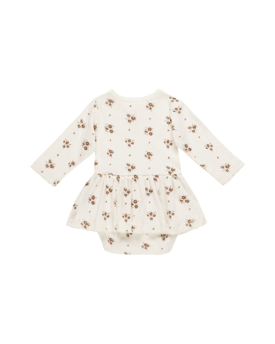 POINTELLE SKIRTED BODYSUIT || AUTUMN FLORA