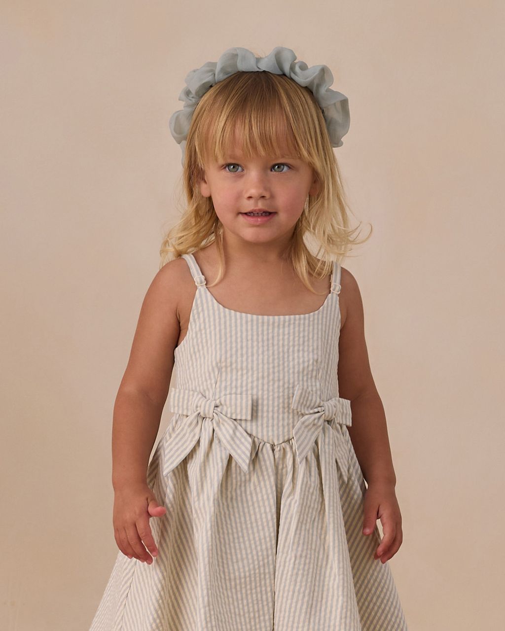 BETSY DRESS || SKY STRIPE