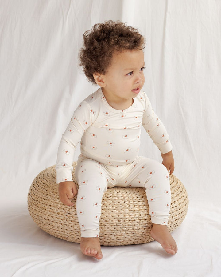 BAMBOO PAJAMA SET || VALENTINE