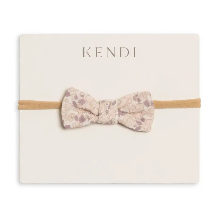 MUSLIN DAINTY BOW || VIONNA FLORAL + SHELL + FOG