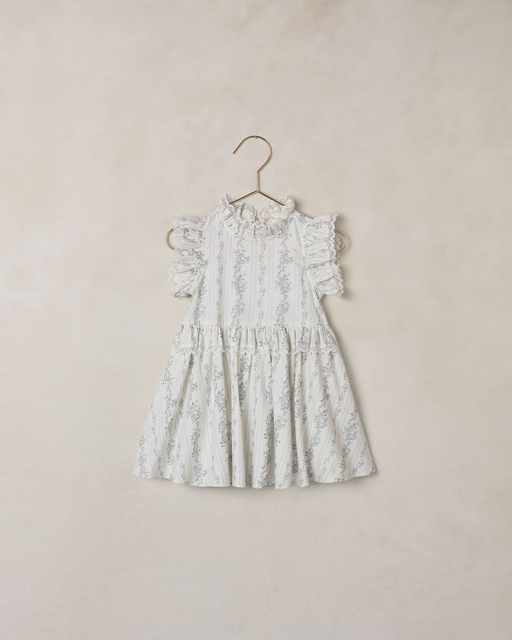 ALICE DRESS || FRENCH FLORAL STRIPE