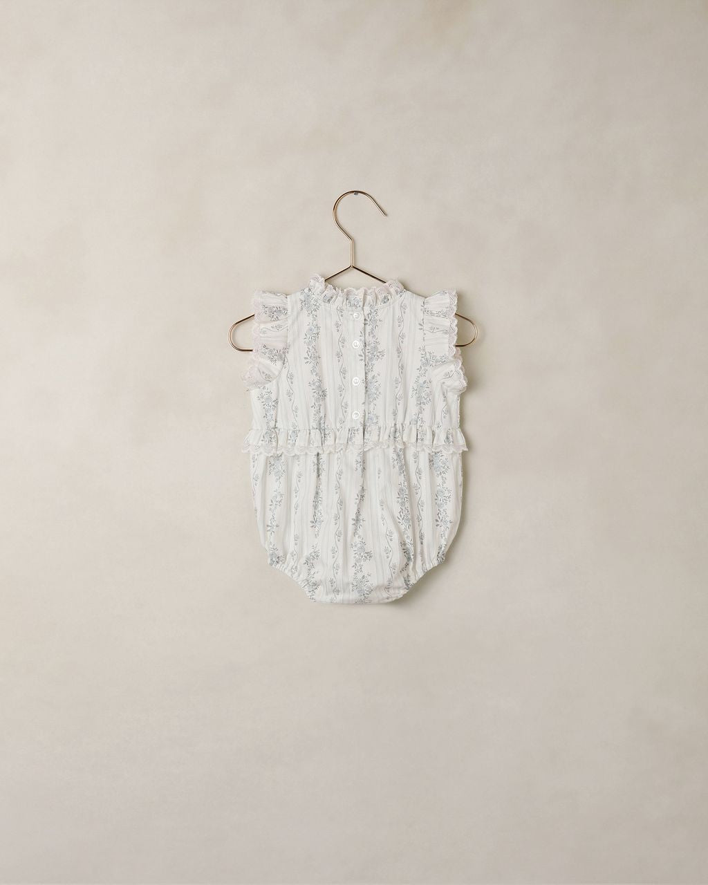 ALICE ROMPER || FRENCH FLORAL STRIPE