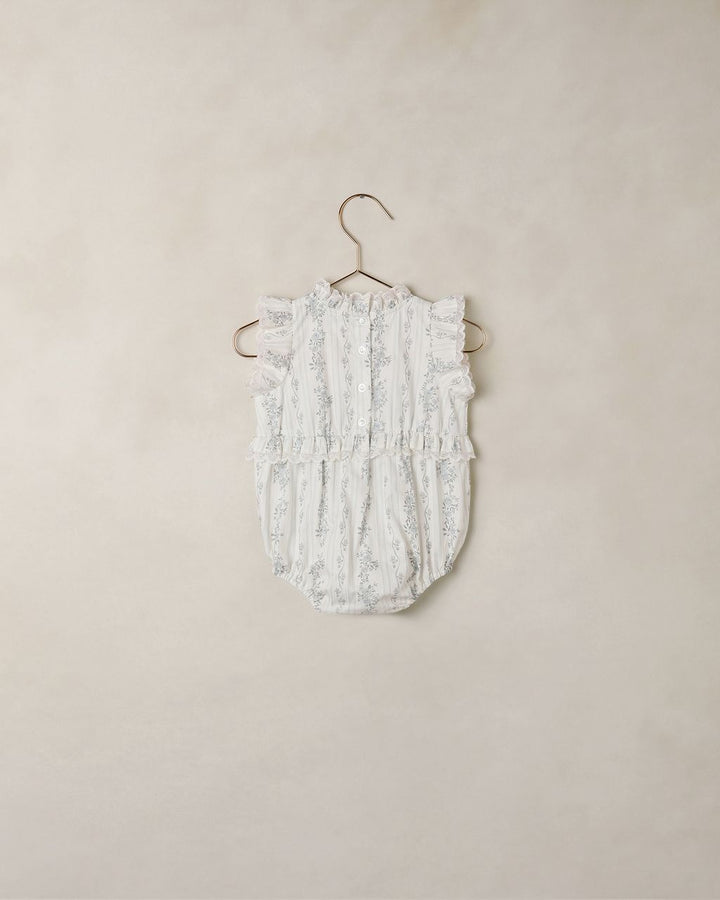 ALICE ROMPER || FRENCH FLORAL STRIPE