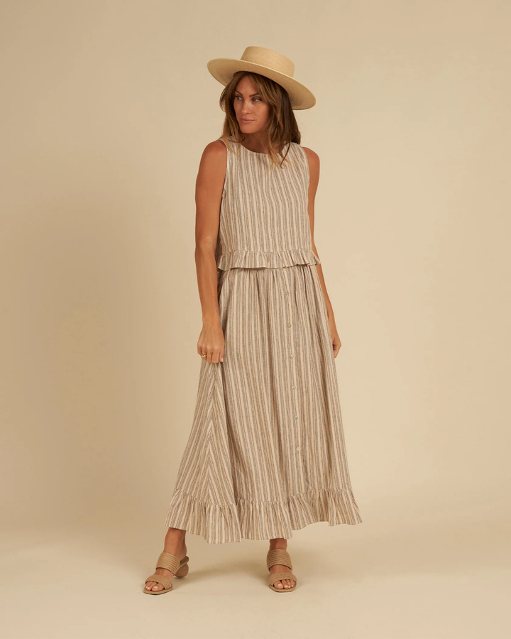 OCEANSIDE SKIRT | NAUTICAL STRIPE