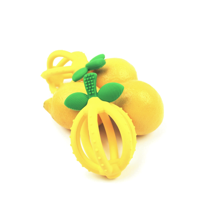 TEETHING BALL BABY TEETHER || LEMON