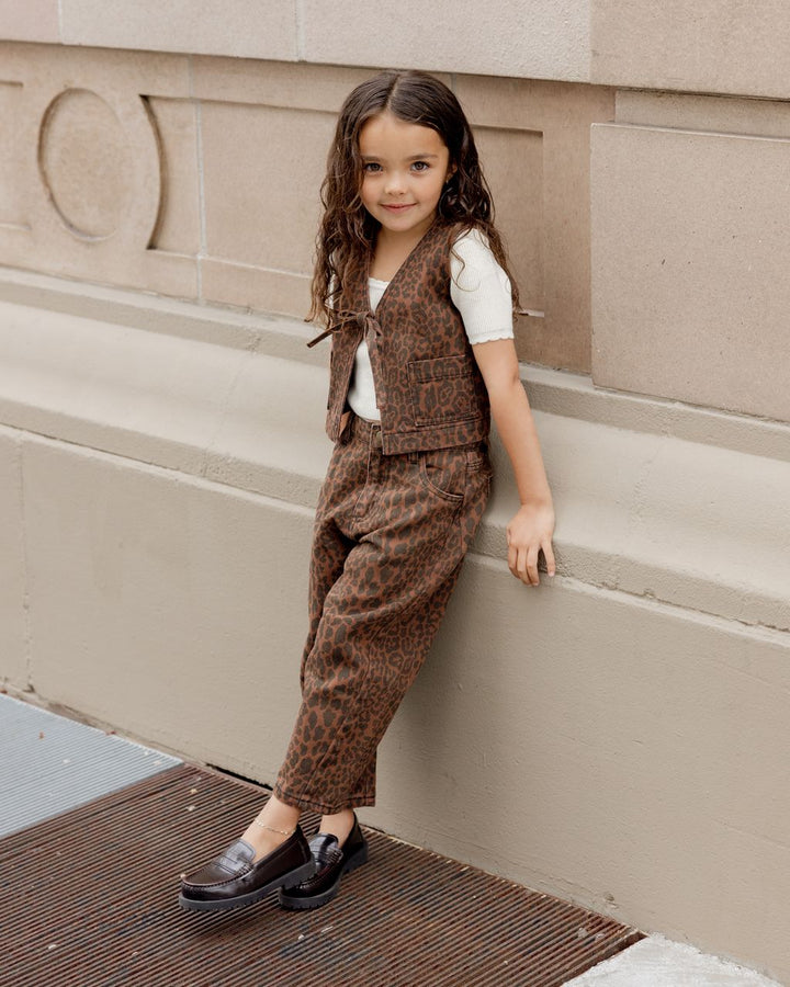 BARREL PANT || LEOPARD