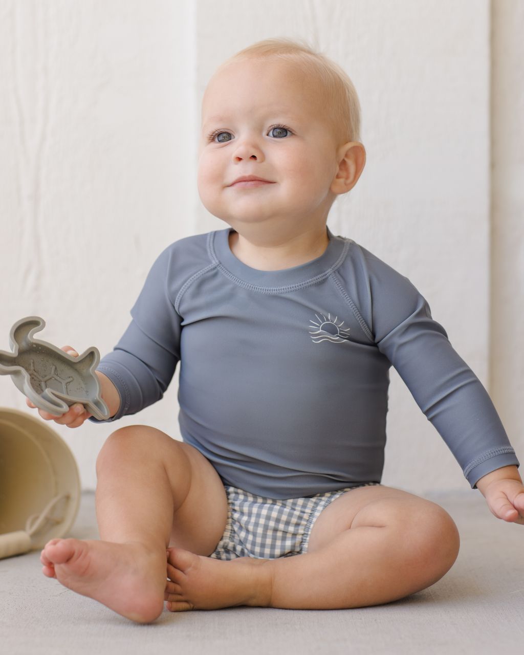 SWIM DIAPER || OCEAN GINGHAM