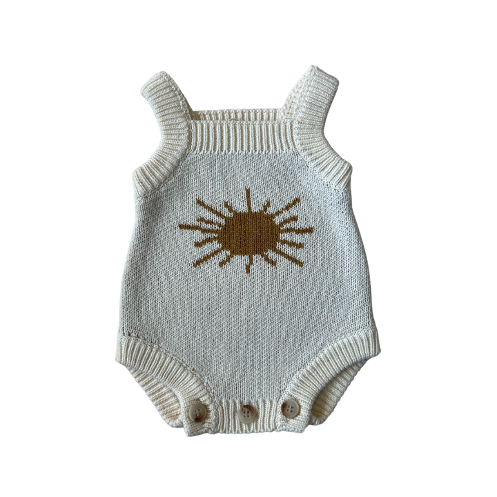 MR SUN ROMPER || CREAM
