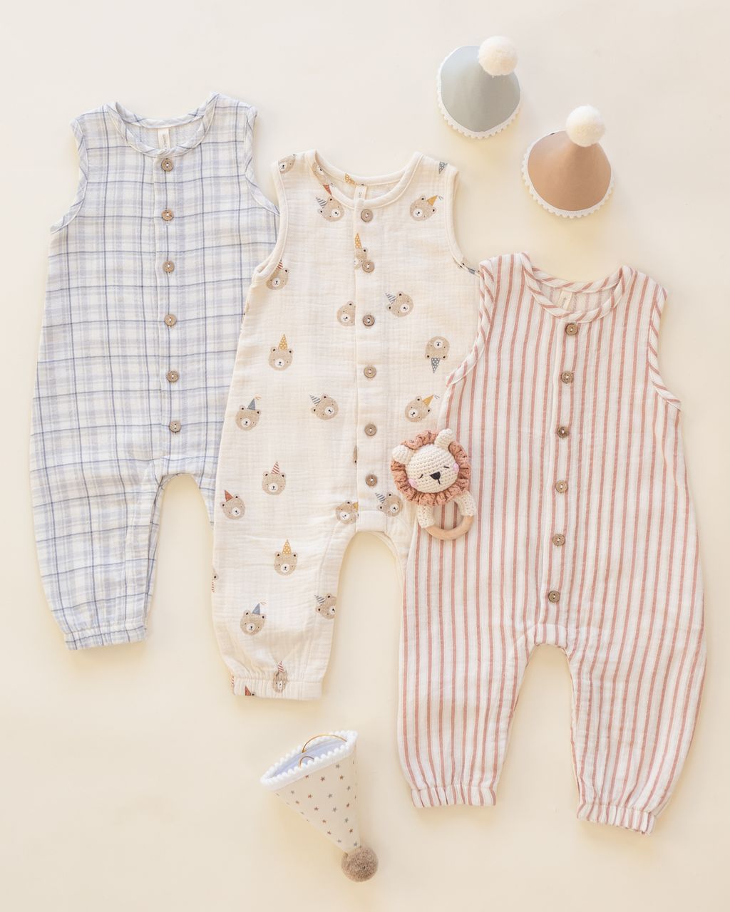 HAYES ROMPER || VINTAGE STRIPE