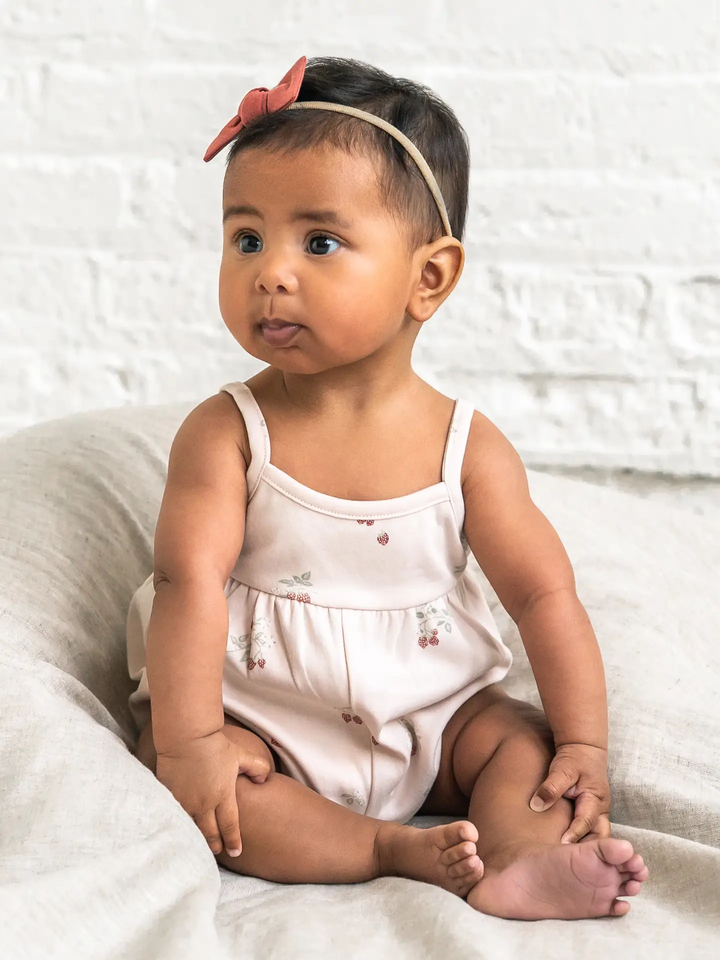SOSI TANK ROMPER || RASPBERRIES + SHELL + MINT